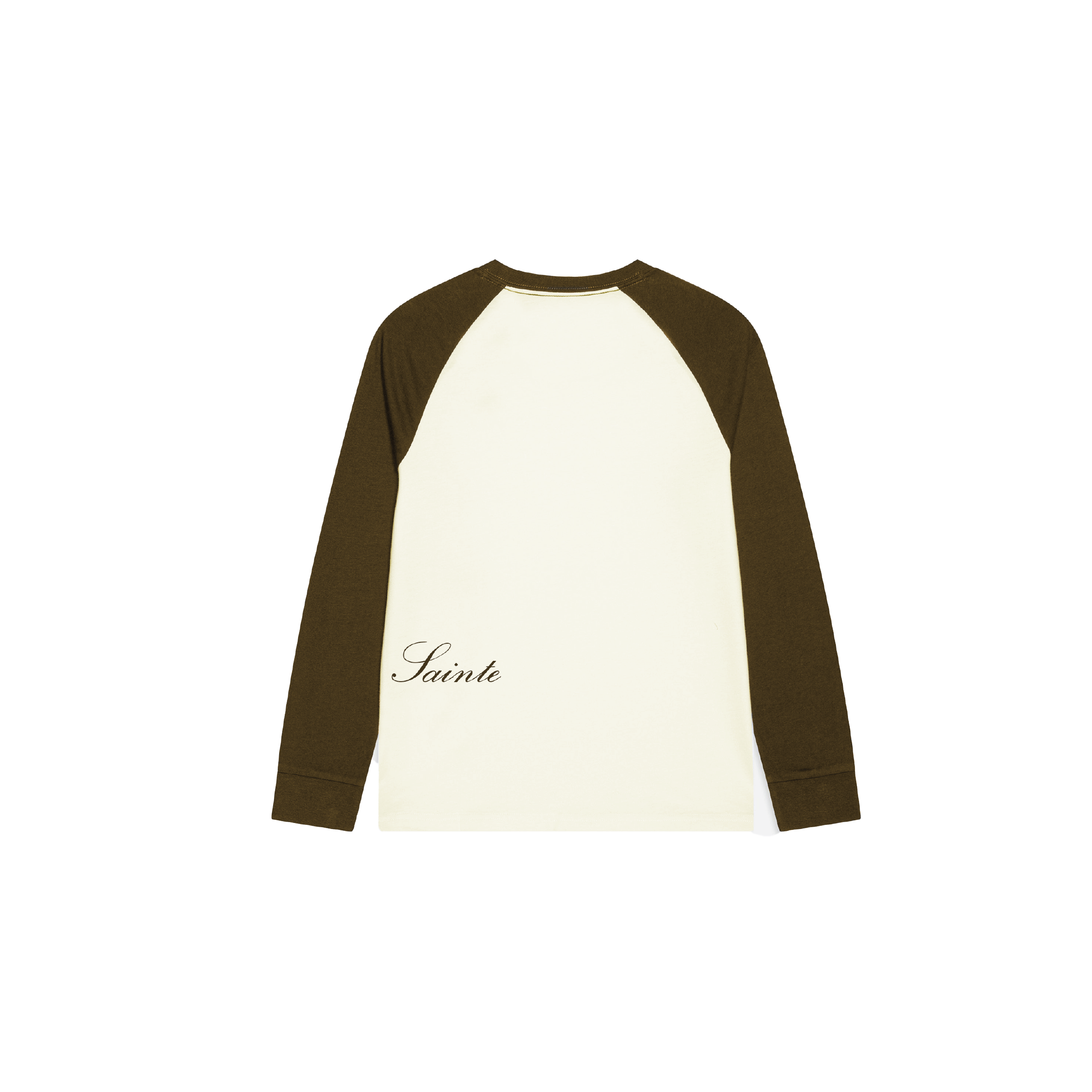 Longsleeve Terre Sainte Pureté – Crème et Kaki Vue Dos